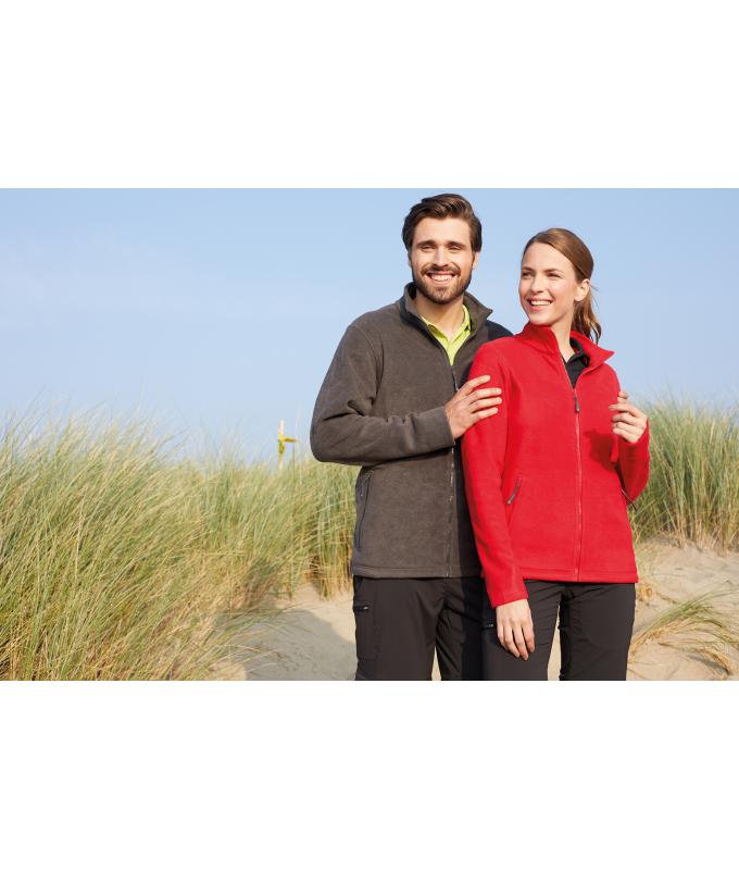 Herren Men's Fleece Jacket Dark-grey 8584