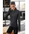 Dames Ladies' Sports  Shirt Halfzip Zwart 8598