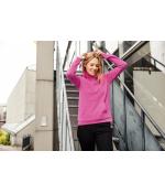 Femme Sweat-shirt à capuche promo femme Rose-vif 8627
