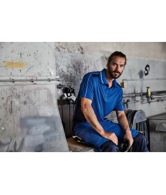 Unisexe Polo - STRONG - Carbone/noir 8167