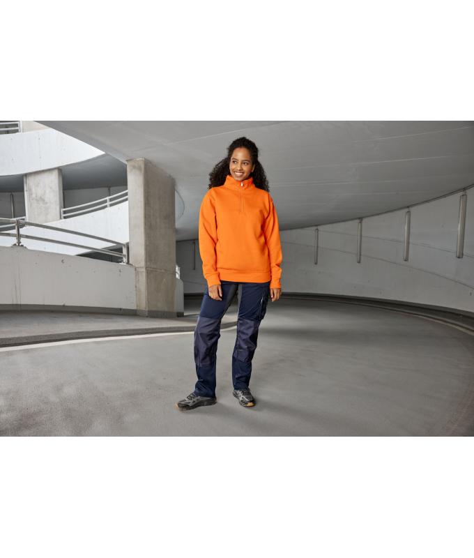 Unisexe Sweat-shirt de travail demi-zip Royal 8172