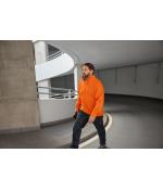 Unisexe Sweat-shirt de travail demi-zip Ciment 8172