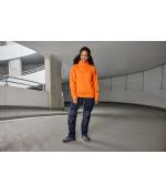 Unisexe Sweat-shirt de travail demi-zip Rouge 8172