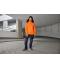 Unisex Workwear Half-Zip Sweat Aqua 8172