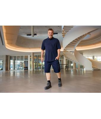 Unisex Workwear Bermudas - STRONG - Red/black 8287