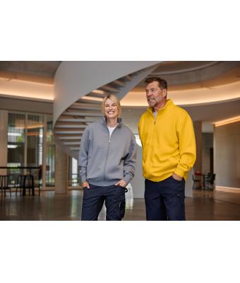 Unisex Workwear Sweat Jacket Grey-heather 8291