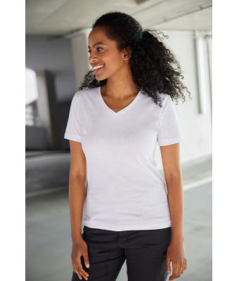 Femme T-shirt de travail femme Jaune-d'or 8310