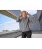 Unisex ORGANIC Workwear Half-Zip Hoody   OCS Blended & RCS Black 10447