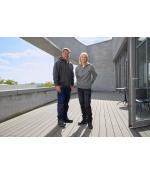 Unisex Workwear Half-Zip Hoody OCS Blended  & RCS Donker-melange 10447