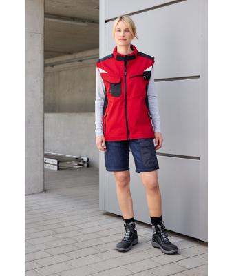 Unisex Workwear Softshell Vest - STRONG - Black/black 8309