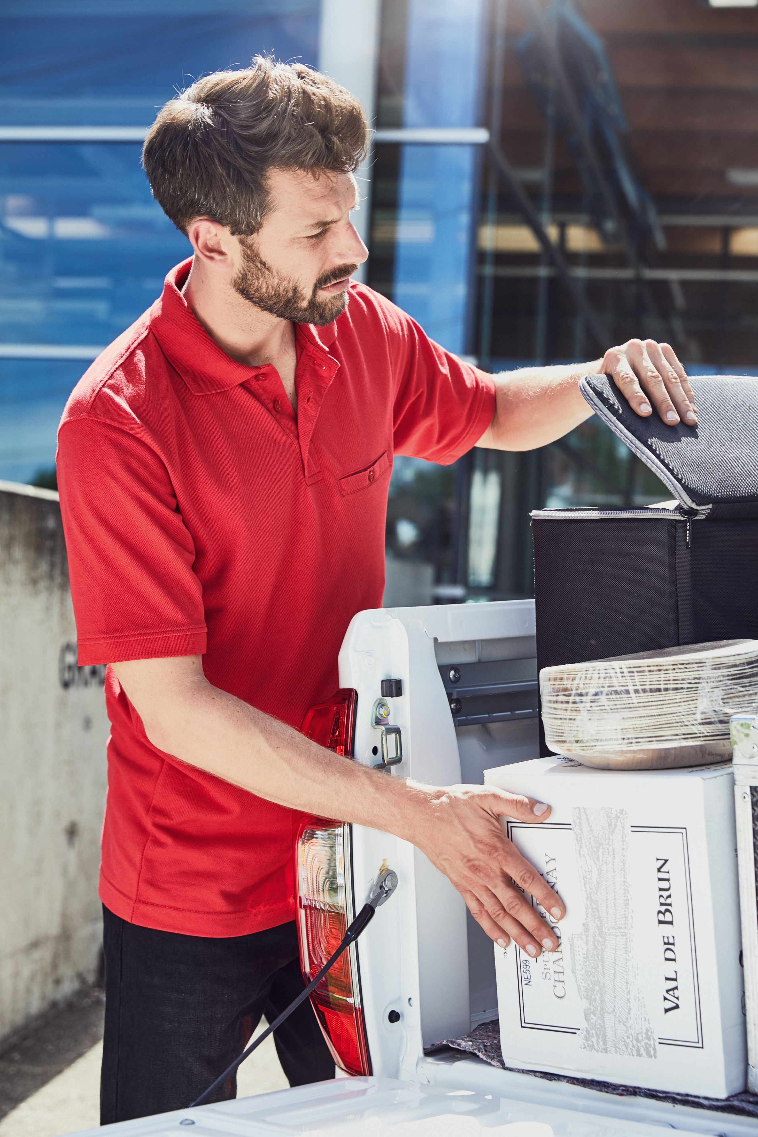 Men Men's Workwear Polo Pocket DarkgreyDaiber