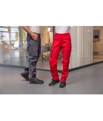 Unisex Workwear Pants - COLOR - Carbon/red 8524
