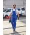 Unisex Workwear Pants with Bib - COLOR - Dongergroen/oranje 8525