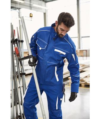 Unisex Workwear Jacket - COLOR - Royal/wit 8526