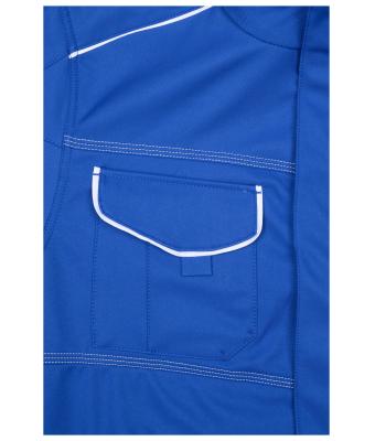 Unisex Workwear Softshell Jacket - COLOR - White/royal 8528