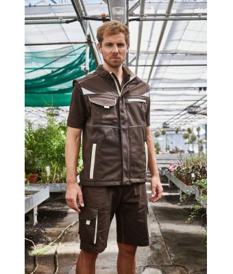 Unisex Workwear Softshell Vest - COLOR - Brown/stone 8529