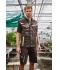 Unisex Workwear Softshell Vest - COLOR - Carbon/rood 8529