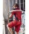 Men Men's Workwear Polo - COLOR - Carbon/red 8533