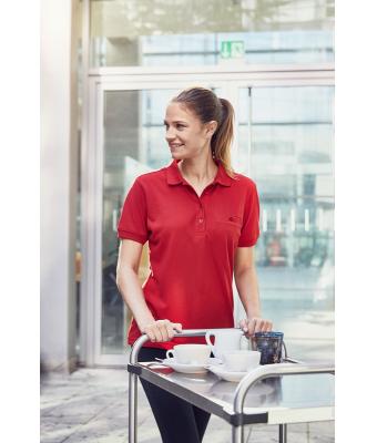 Femme Polo workwear femme avec poche poitrine Vert-foncé 8541