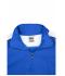 Unisexe Sweat-shirt workwear demi-zip - COLOR - Royal/blanc 8542