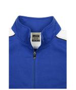 Damen Ladies' Workwear Sweat Jacket - COLOR - Royal/white 8543