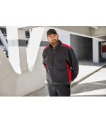 Unisexe Sweat-shirt veste workwear - COLOR - Marron/pierre 8544
