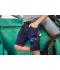 Unisex Workwear Stretch-Bermuda-Jeans Blauw-denim 10523