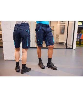 Unisex Workwear Bermudas - COLOR - Carbon/red 8545