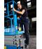 Unisex Workwear Stretch-Jeans Zwart-denim 8715