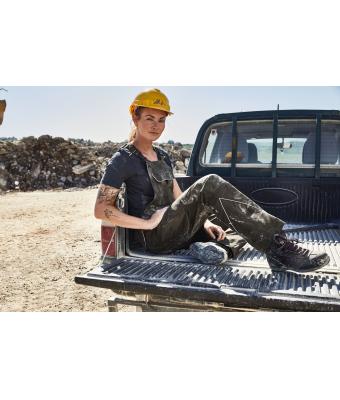 Unisex Workwear Pants with Bib - SOLID - Carbon 8719