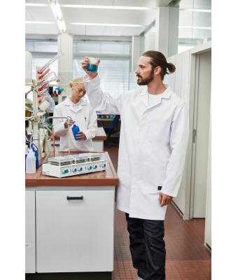 Unisex Work Coat - SOLID - White 8735