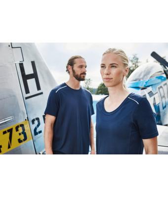 Heren Men's Workwear T-Shirt - SOLID -   OCS Blended Donkerroyal 8712
