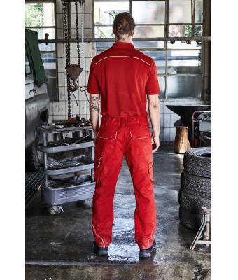 Men Men's  Workwear Polo - SOLID -   OCS Blended Red 8710