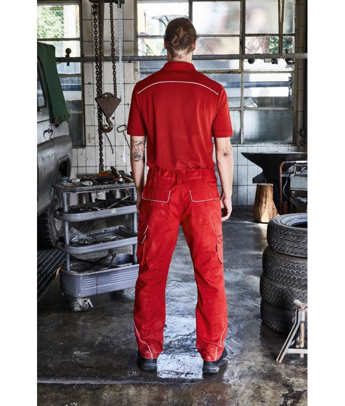 Homme Polo de travail homme Polo - SOLID - OCS Blended Rouge 8710