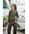 Dames Ladies' Workwear Sweat Jacket - SOLID - Carbon 8727