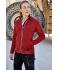 Femme Veste polaire de travail tricot femme - SOLID - Rouge-mélange/noir 10221