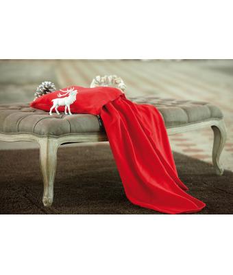 Unisex Fleece Blanket Red 7553