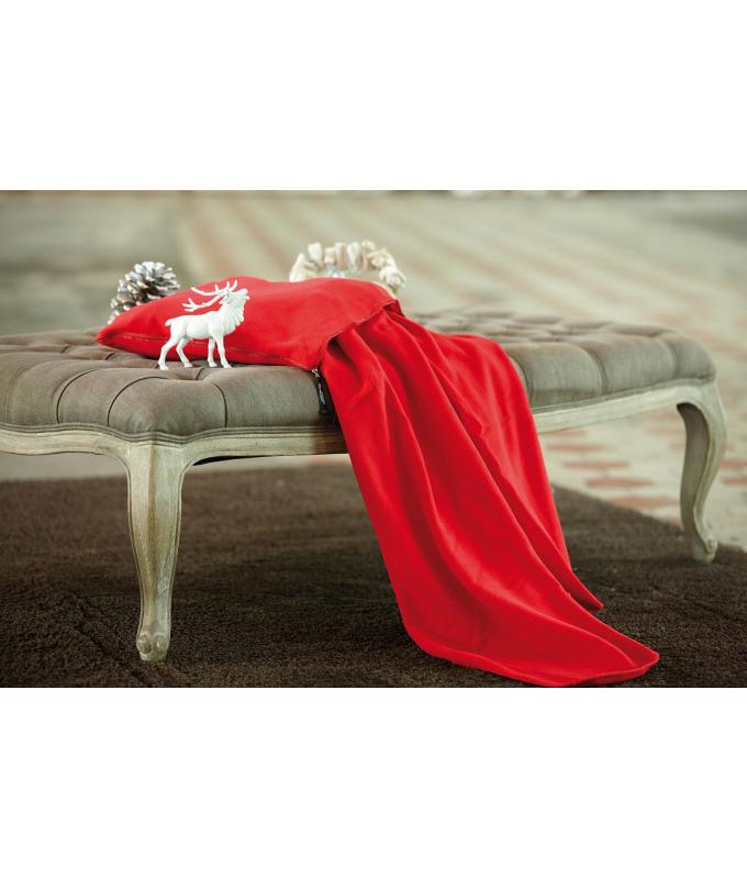 Unisex Fleece Blanket Red 7553