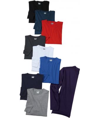 Heren Men's Long-Sleeved Medium Grafiet 7558