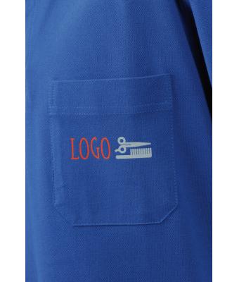 Men Men's Polo Pocket Grey-heather 7562