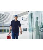 Men Men's Polo Pocket Grey-heather 7562