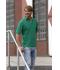 Heren Men's Flag Polo Grijs-melange/wit 7993