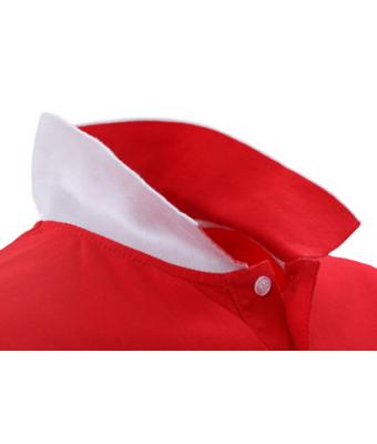Heren Men's Flag Polo Grijs-melange/wit 7993