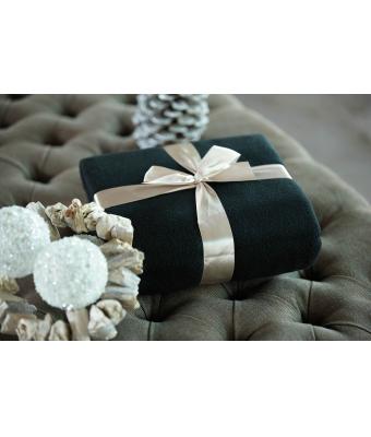 Unisex Fleece Blanket Dark-green 7566