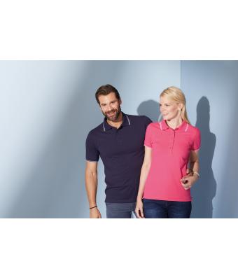 Femme Polo femme Jaune-soleil/blanc 8207