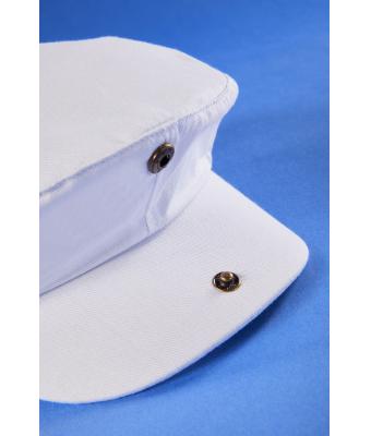 Unisexe Casquette cabrio coton twill Blanc 7576