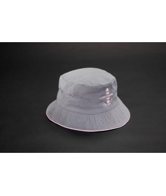 Unisex Fisherman Piping Hat Khaki/black 7579