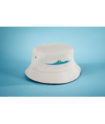 Kinderen Fisherman Piping Hat for Kids Navy/wit 7580