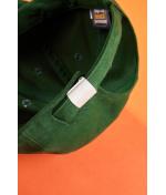 Unisexe Casquette 6 panneaux coton brossé lourd Vert-foncé 7585