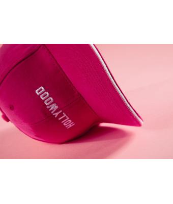 Unisex 6 Panel Sandwich Cap Zwart/lime 7590